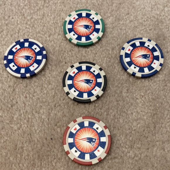 New England Patriots poker chips - Picture 7 of 14